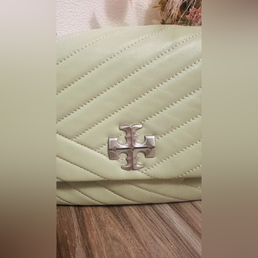 Tory Burch Mint Green Quilted Shoulder Bag - Picture 6 of 6